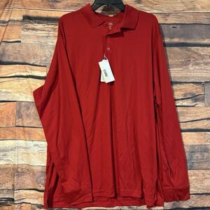 Core 365 Polo Shirt 3XL Red Short Sleeve Classic Golf UV Protection Outdoor